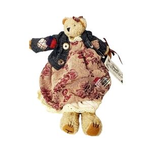 Teddy Tomkins Samantha Decorative Girl Bear Primitive Country Farmhouse 17"